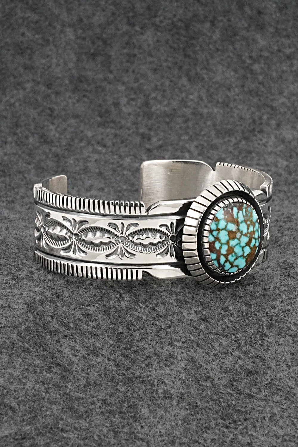 Turquoise & Sterling Silver Bracelet - Mark Yazzie