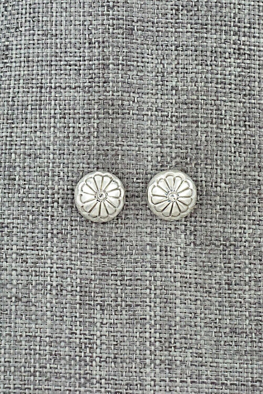 Sterling Silver Earrings - Marie Yazzie