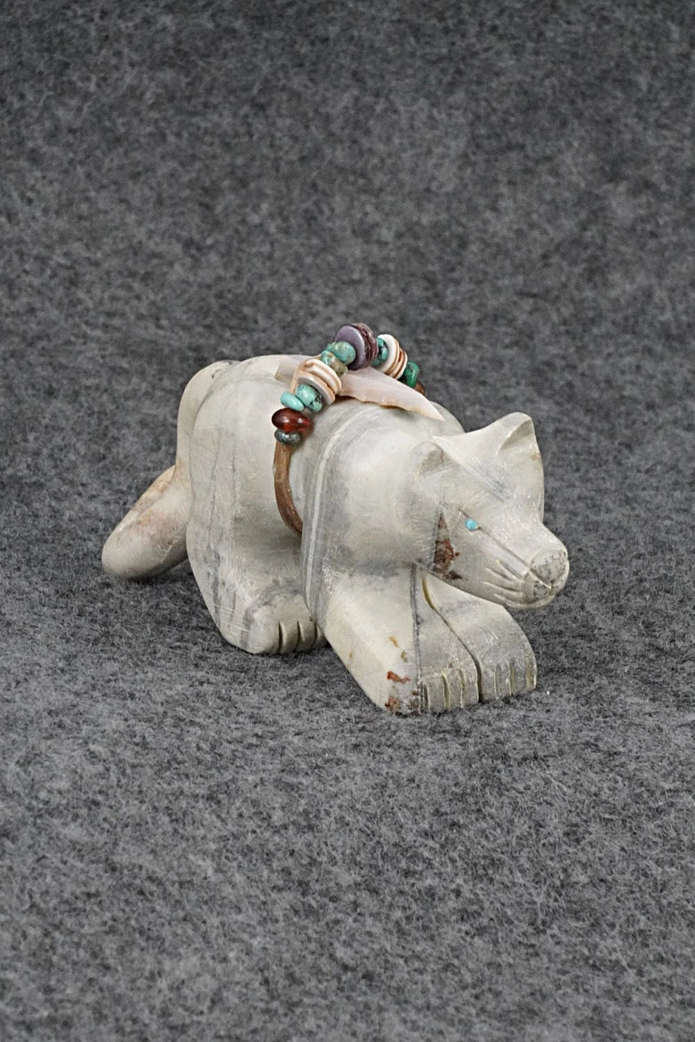 Mountain Lion Zuni Fetish Carving - Douglas Martza