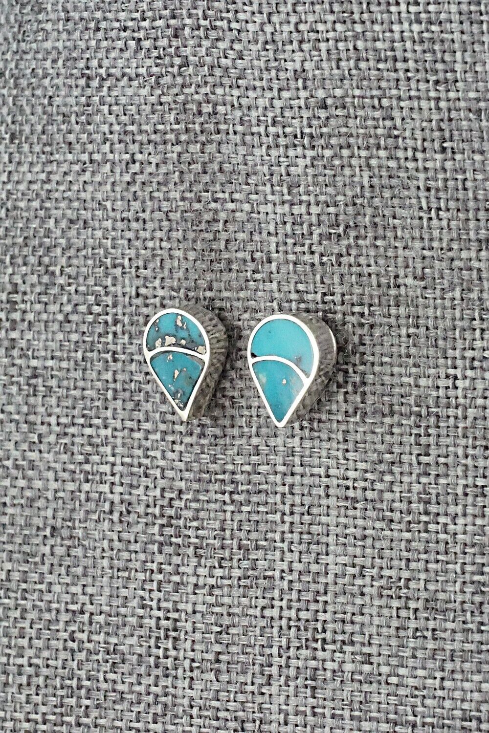 Turquoise & Sterling Silver Earrings - Lynelle Johnson