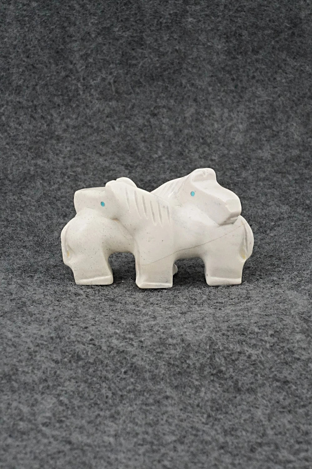 Horses Zuni Fetish Carving - Carol Martin