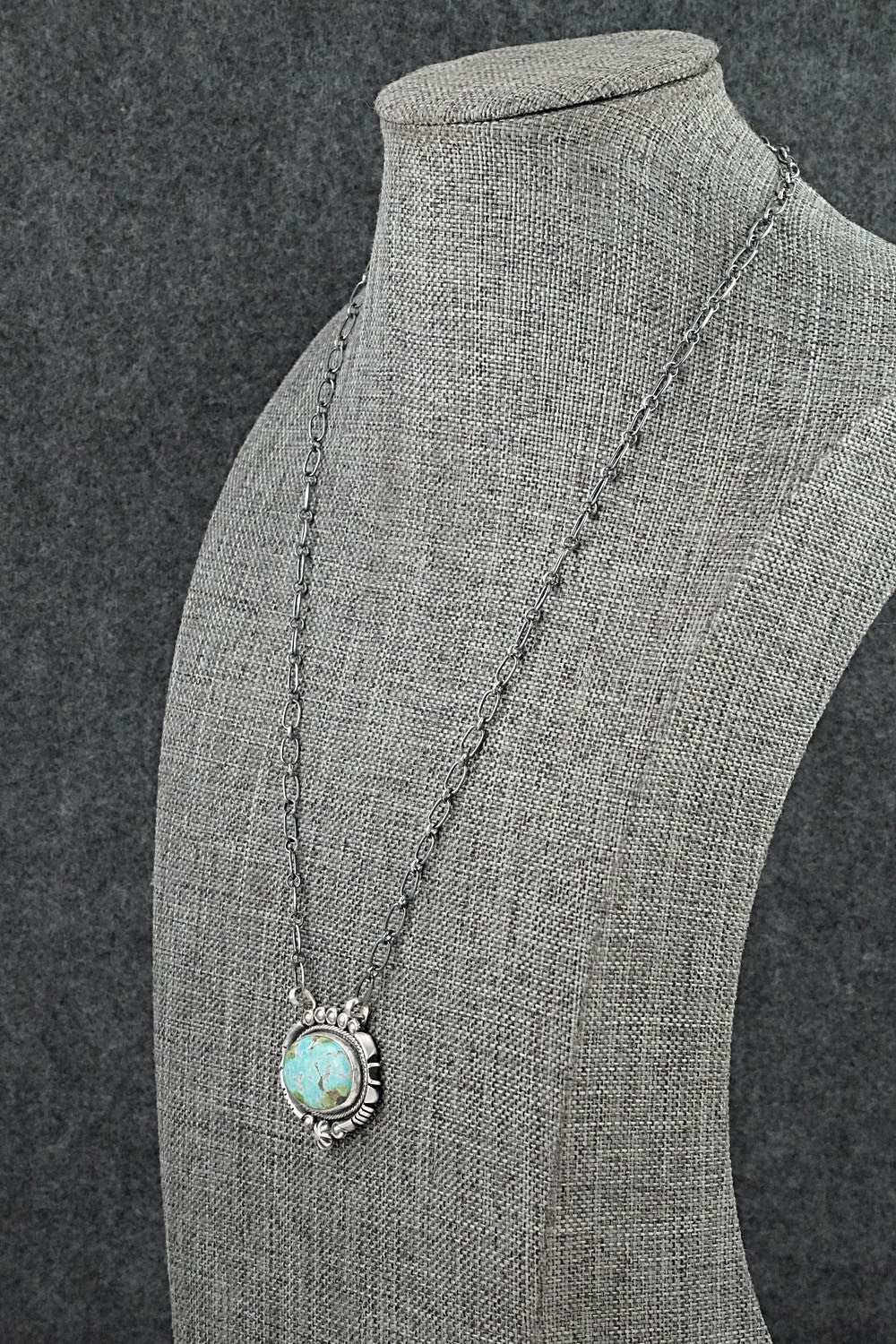 Turquoise & Sterling Silver Necklace - Daniel Benally