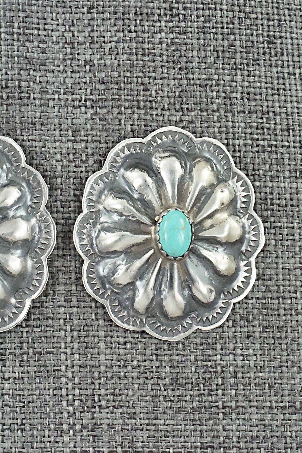 Turquoise & Sterling Silver Earrings - Rita Lee