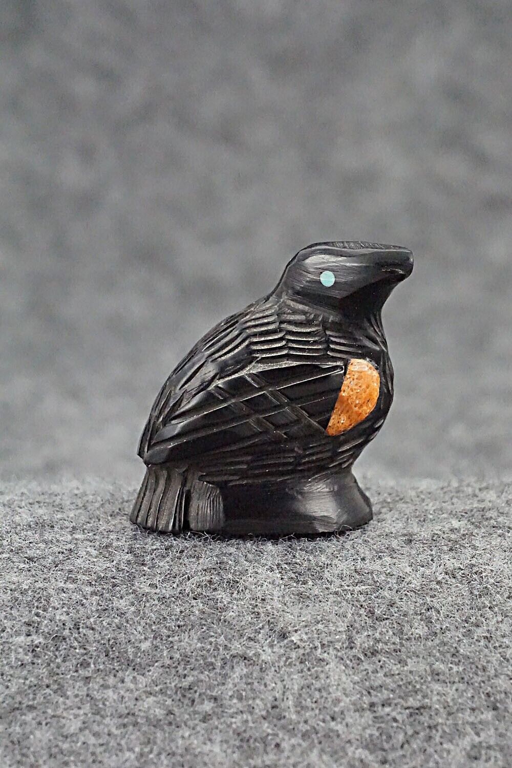 Crow Zuni Fetish Carving - Edison Bobelu
