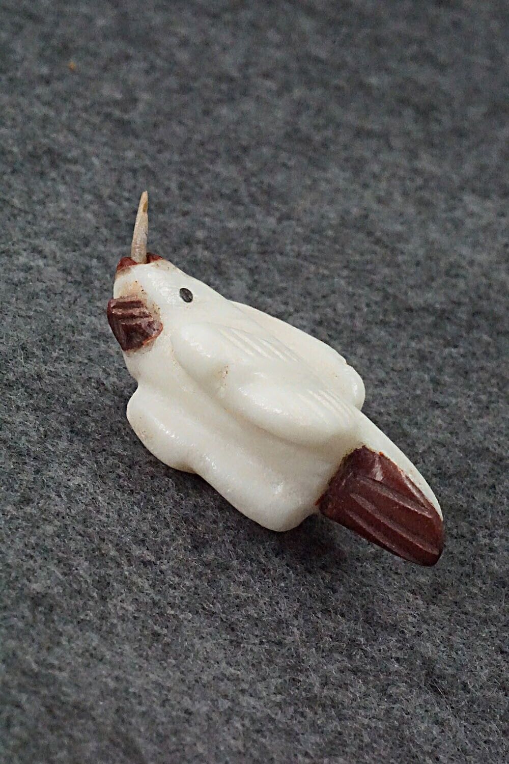 Hummingbird Zuni Fetish Carving - Justin Red Elk