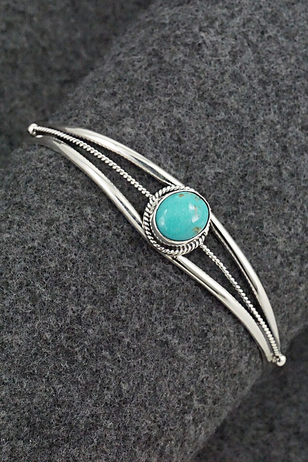 Turquoise & Sterling Silver Bracelet - Alice Rose Saunders