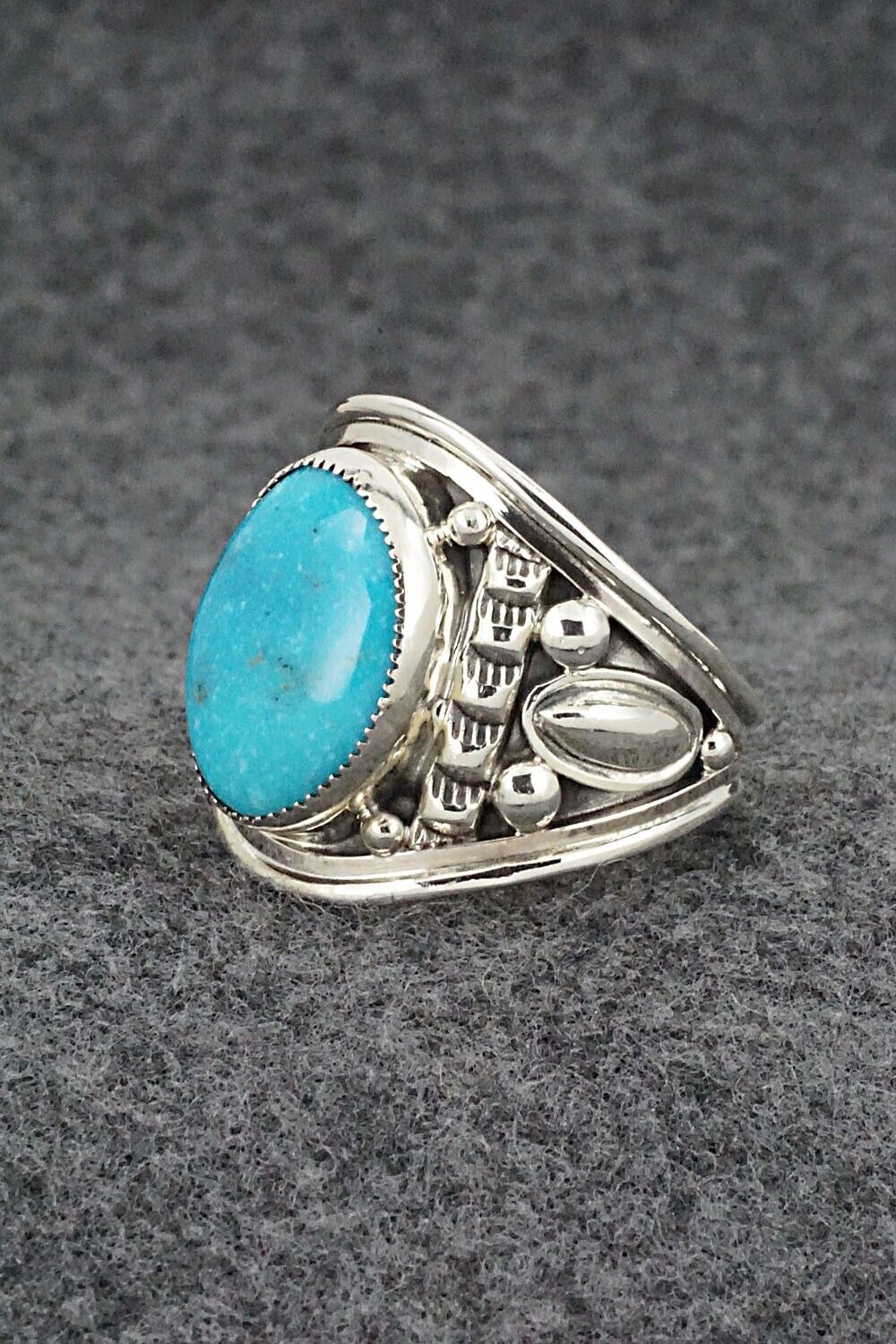 Turquoise and Sterling Silver Ring - Larson Lee - Size 11