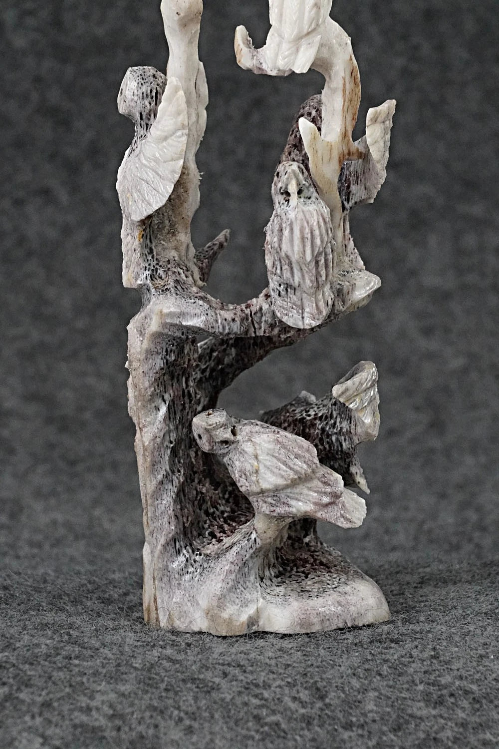 Owls Zuni Fetish Carving - Ruben Najera