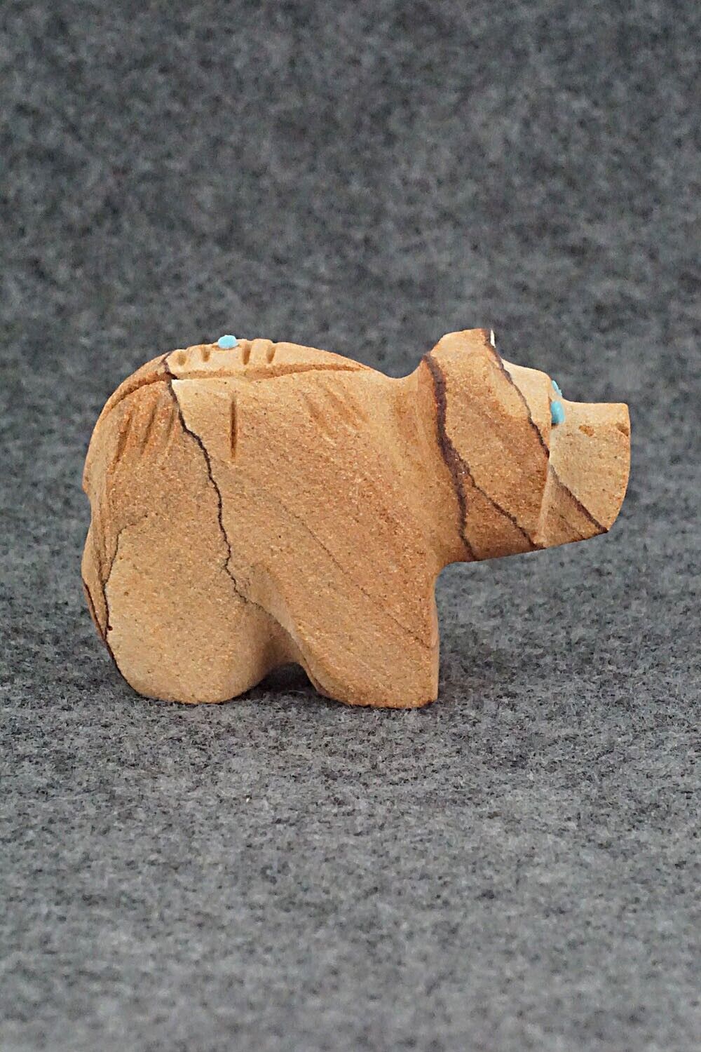 Bear Zuni Fetish Carving - Brandon Phillips