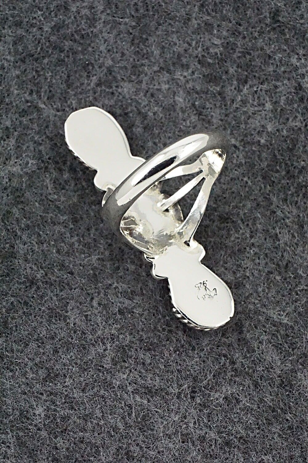 Opalite & Sterling Silver Ring - Andrew Vandever - Size 7