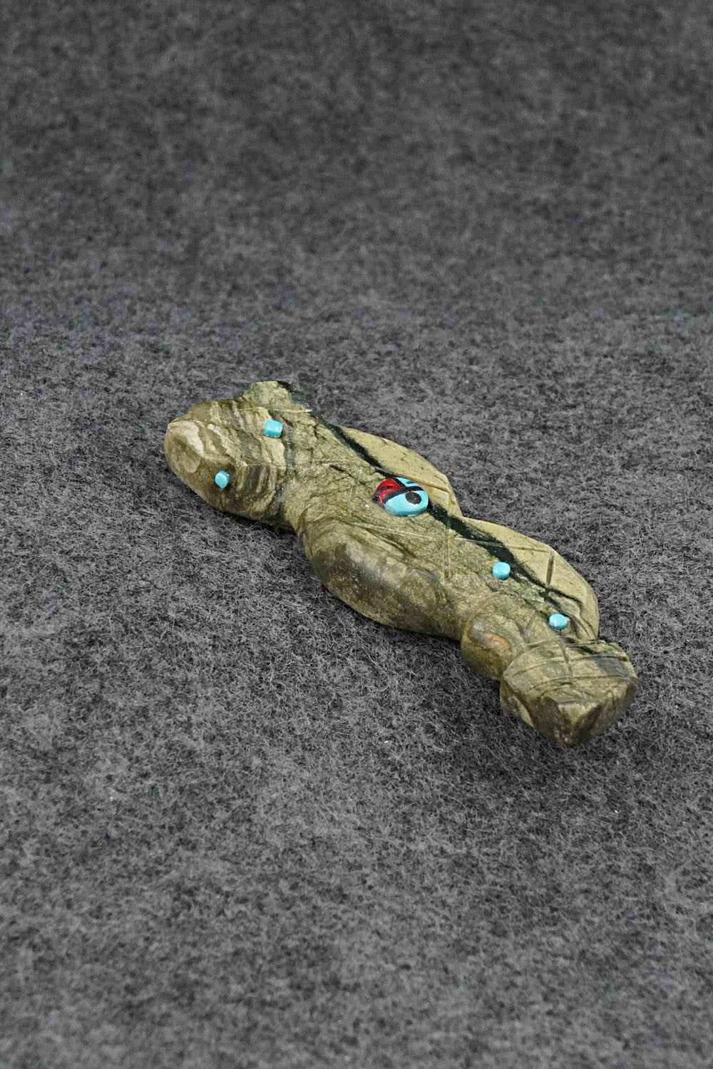 Rattle Snake Zuni Fetish Carving - Dannette Laate