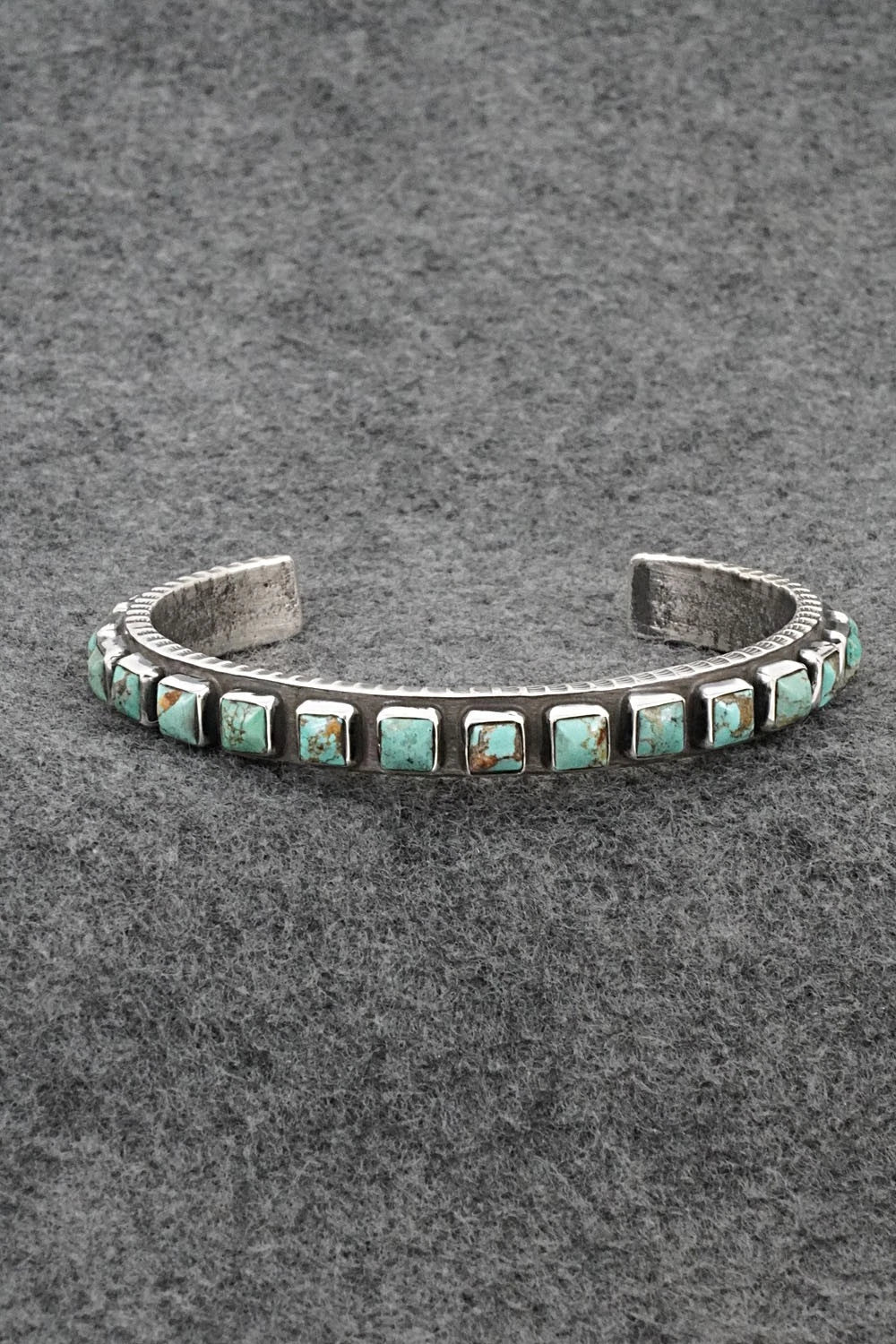Turquoise & Sterling Silver Bracelet - Ernest Rangel