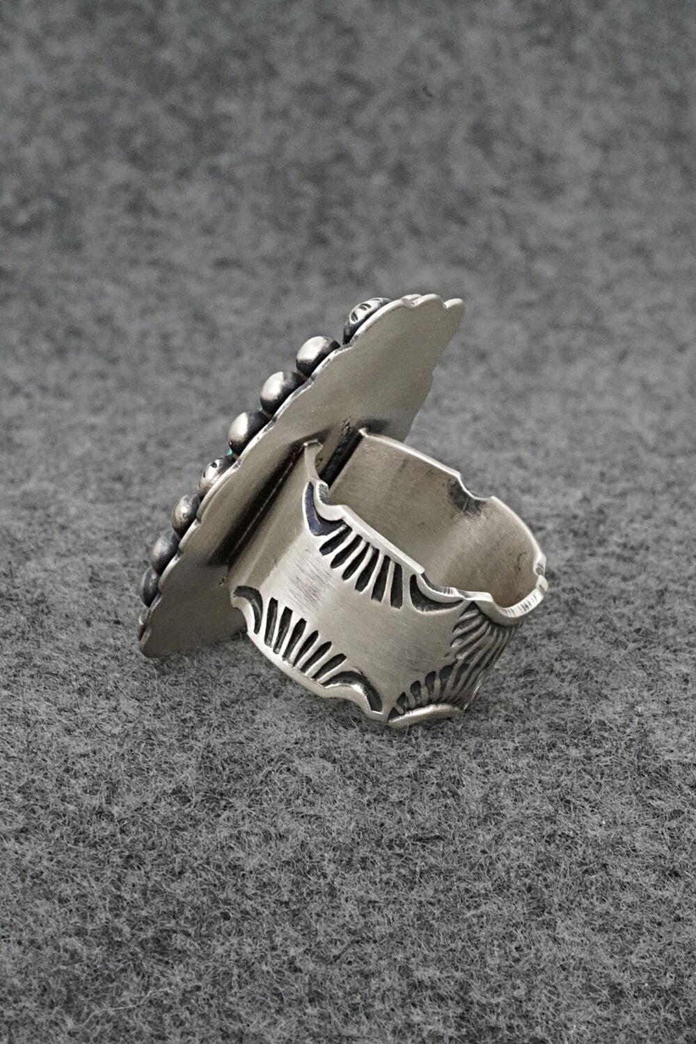 Turquoise and Sterling Silver Bracelet & Ring Set - Kathleen Livingston