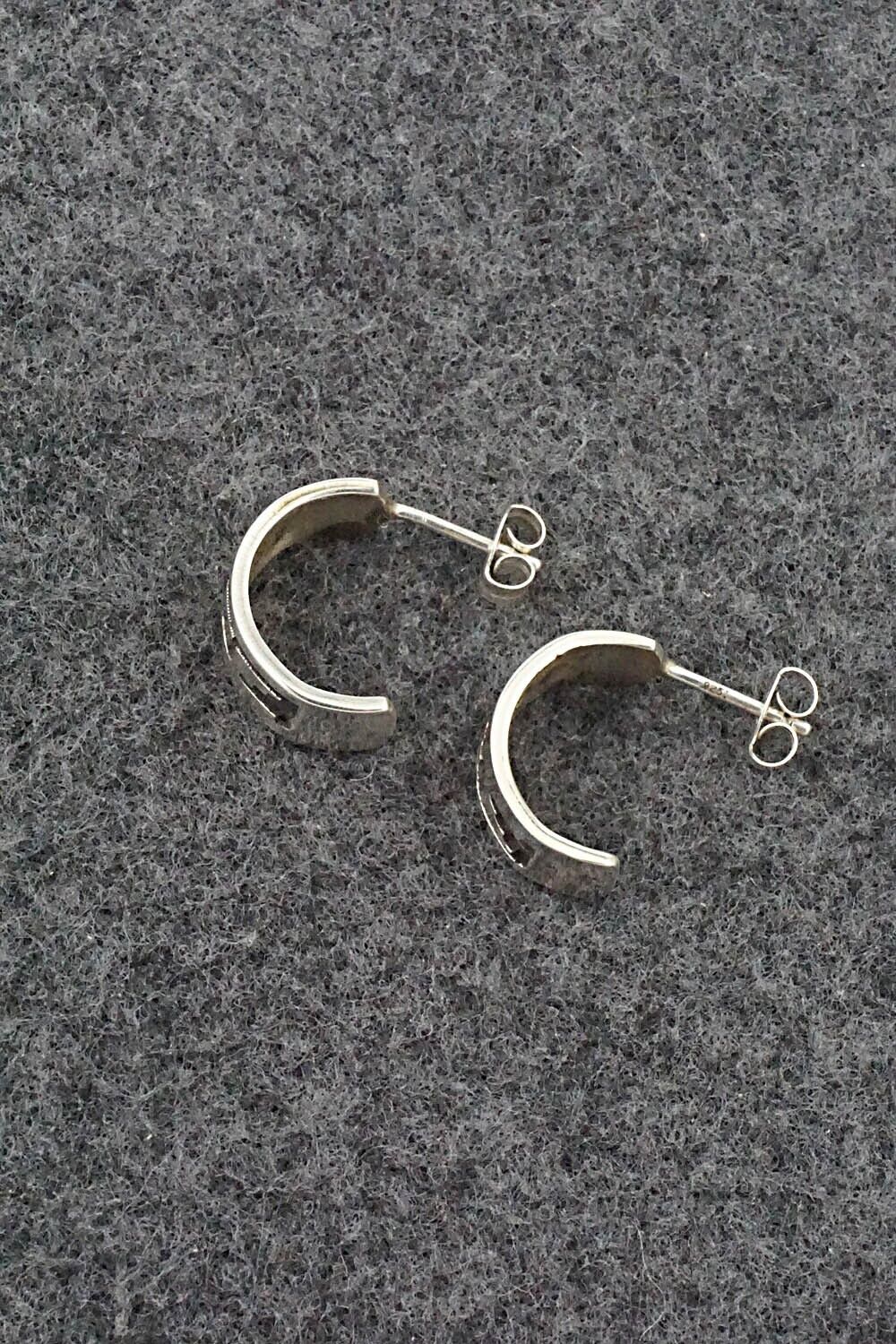 Sterling Silver Hoop Earrings - Cecil Skeets