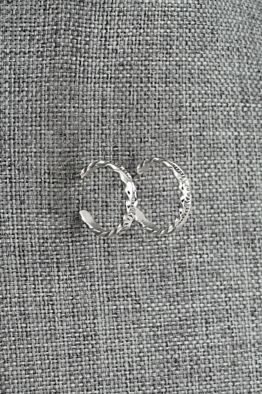 Sterling Silver Hoop Earrings - Elaine Tahe