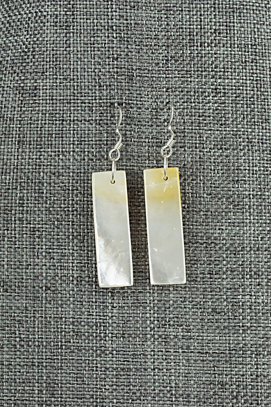 Mother of Pearl & Sterling Silver Earrings - Jesus Espino