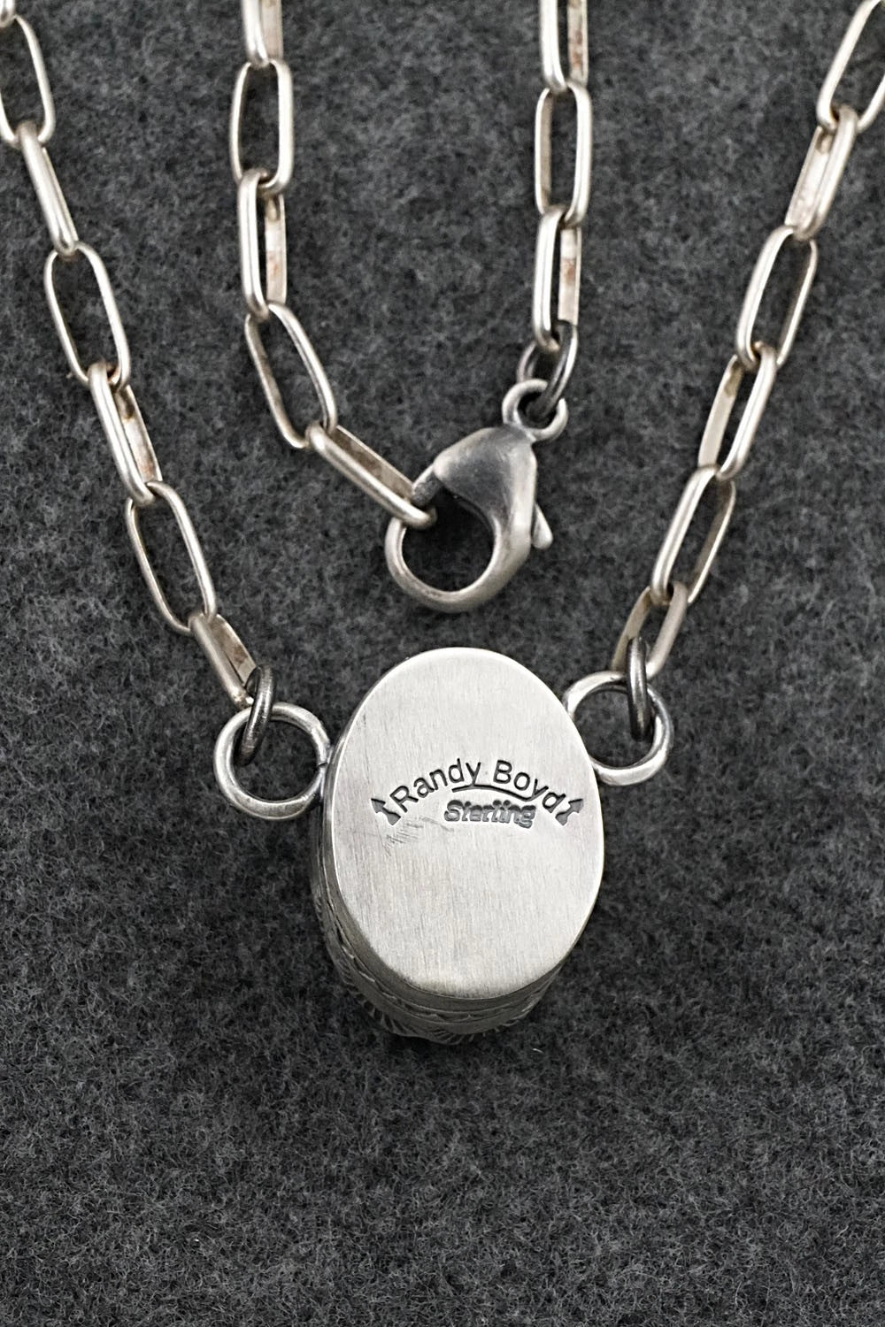 Turquoise & Sterling Silver Necklace - Randy Boyd
