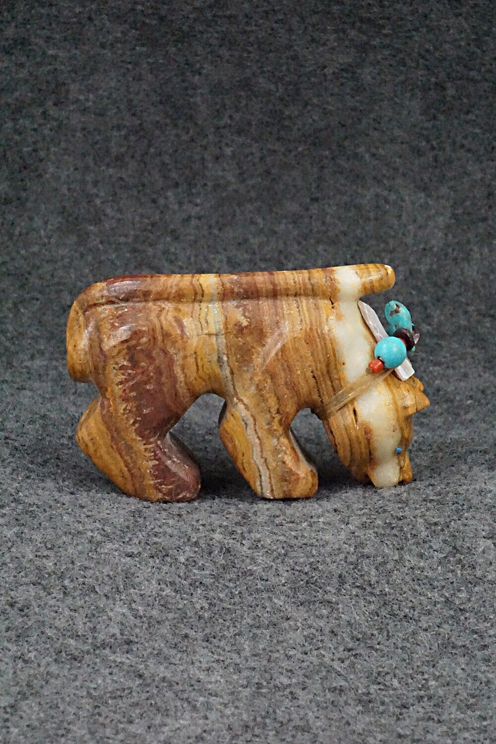 Mountain Lion Zuni Fetish Carving - Douglas Martza