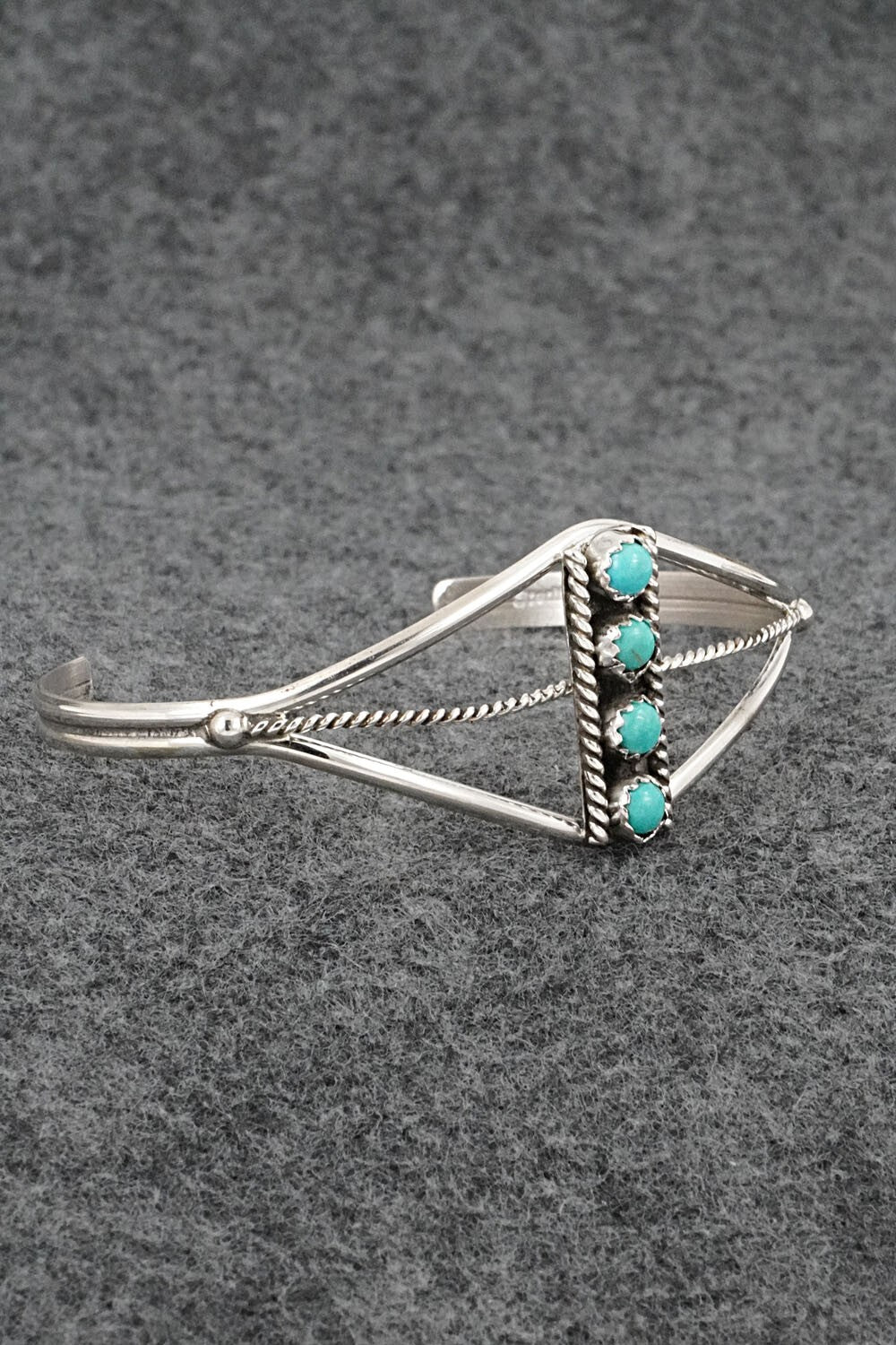 Turquoise & Sterling Silver Bracelet - Janice Spencer