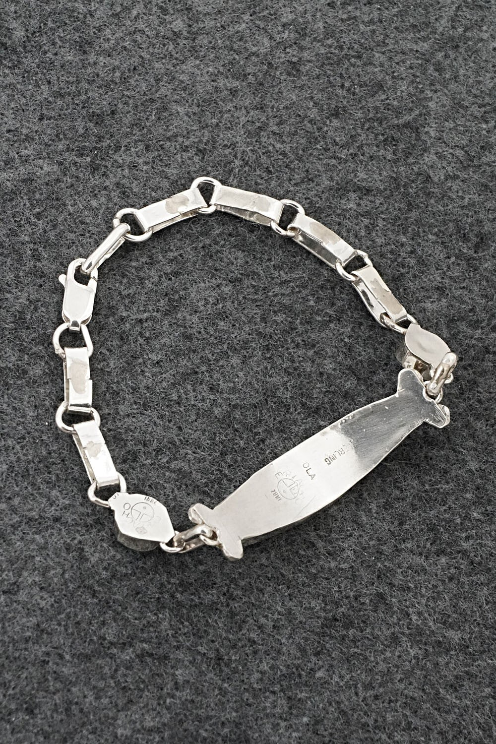 Multi-Stone & Sterling Silver Link Bracelet - Ola Eriacho