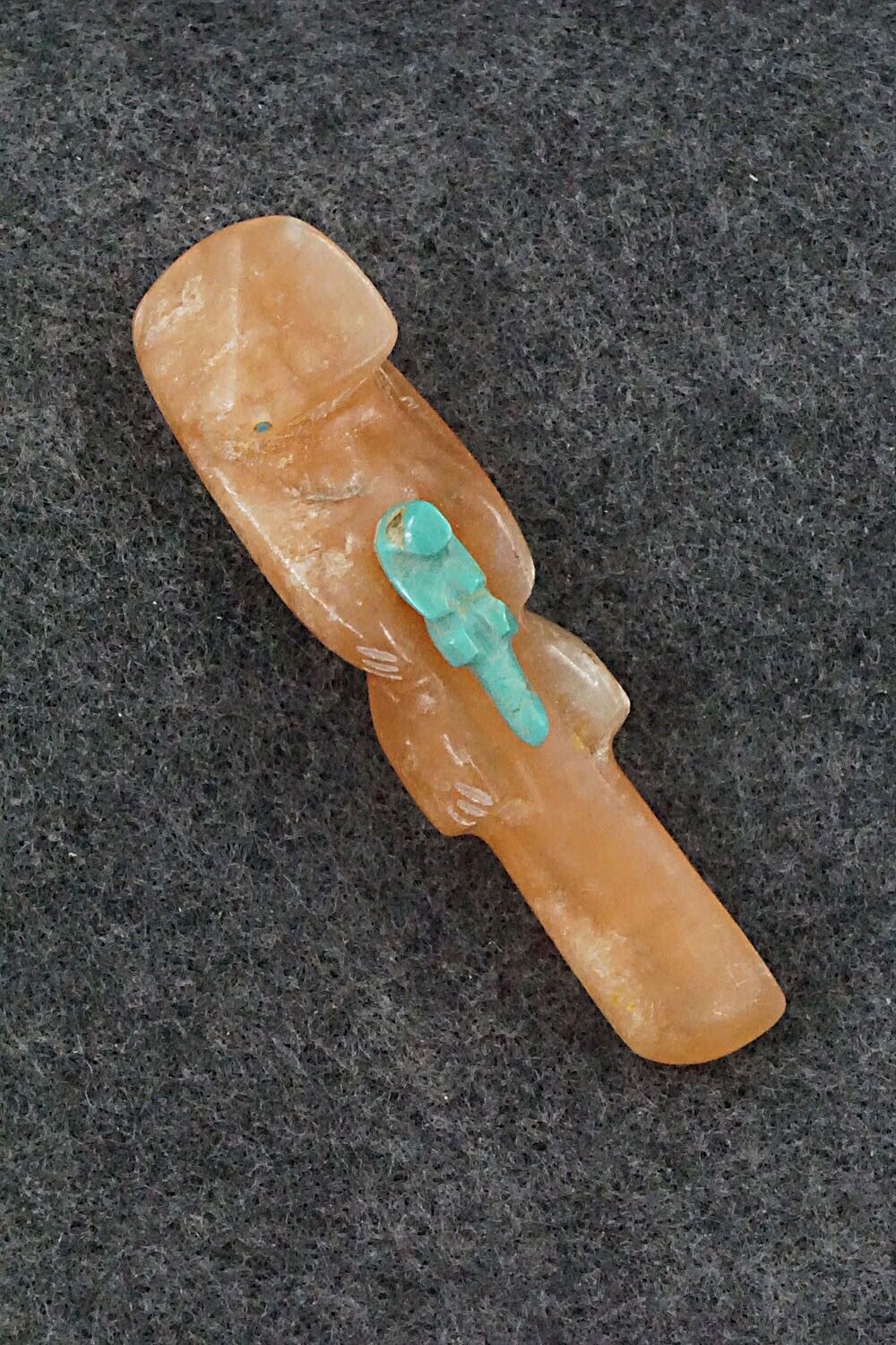 Otter and Pup Zuni Fetish Carving - Brandon Phillips