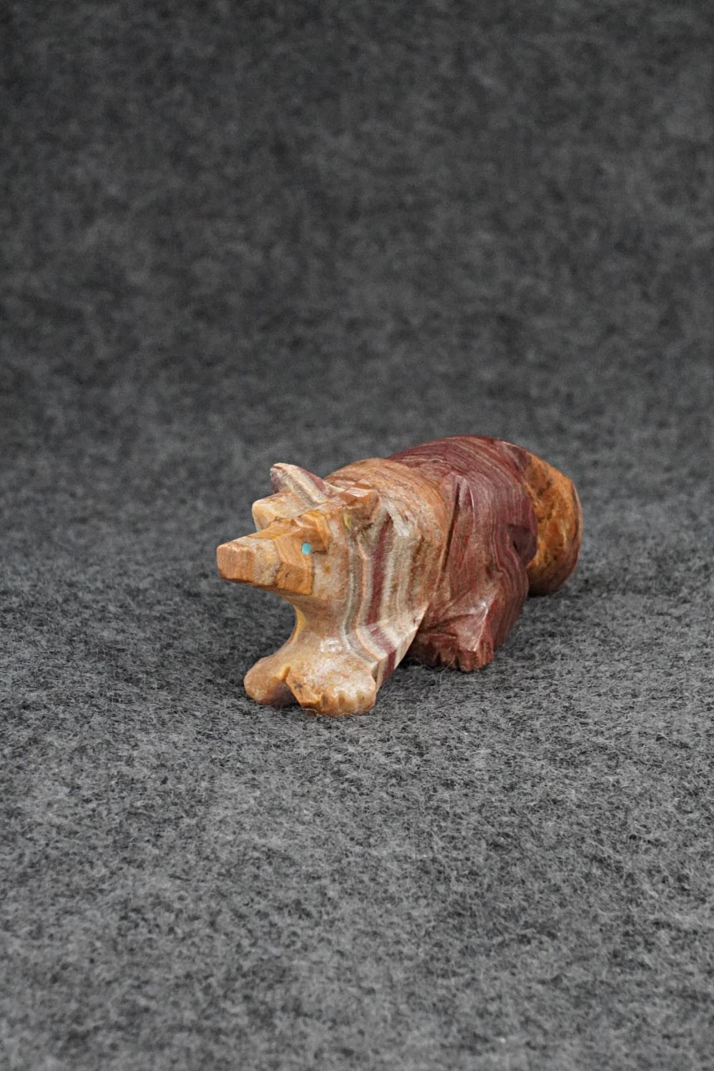 Wolf Zuni Fetish Carving - Tony Mackel