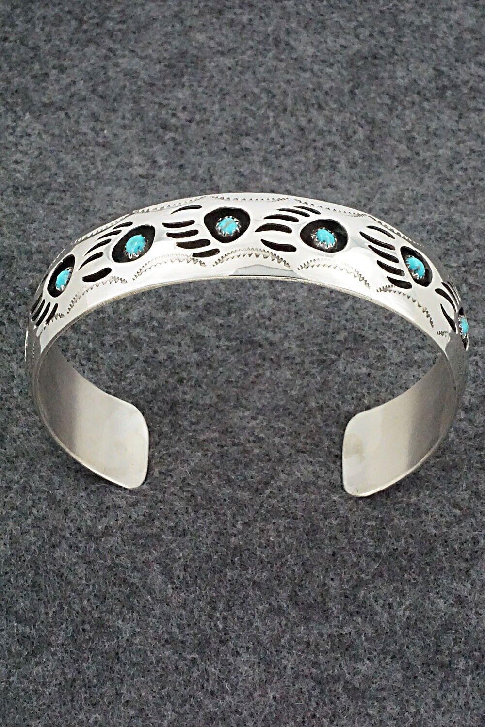 Turquoise & Sterling Silver Bracelet - Pearlene Spencer
