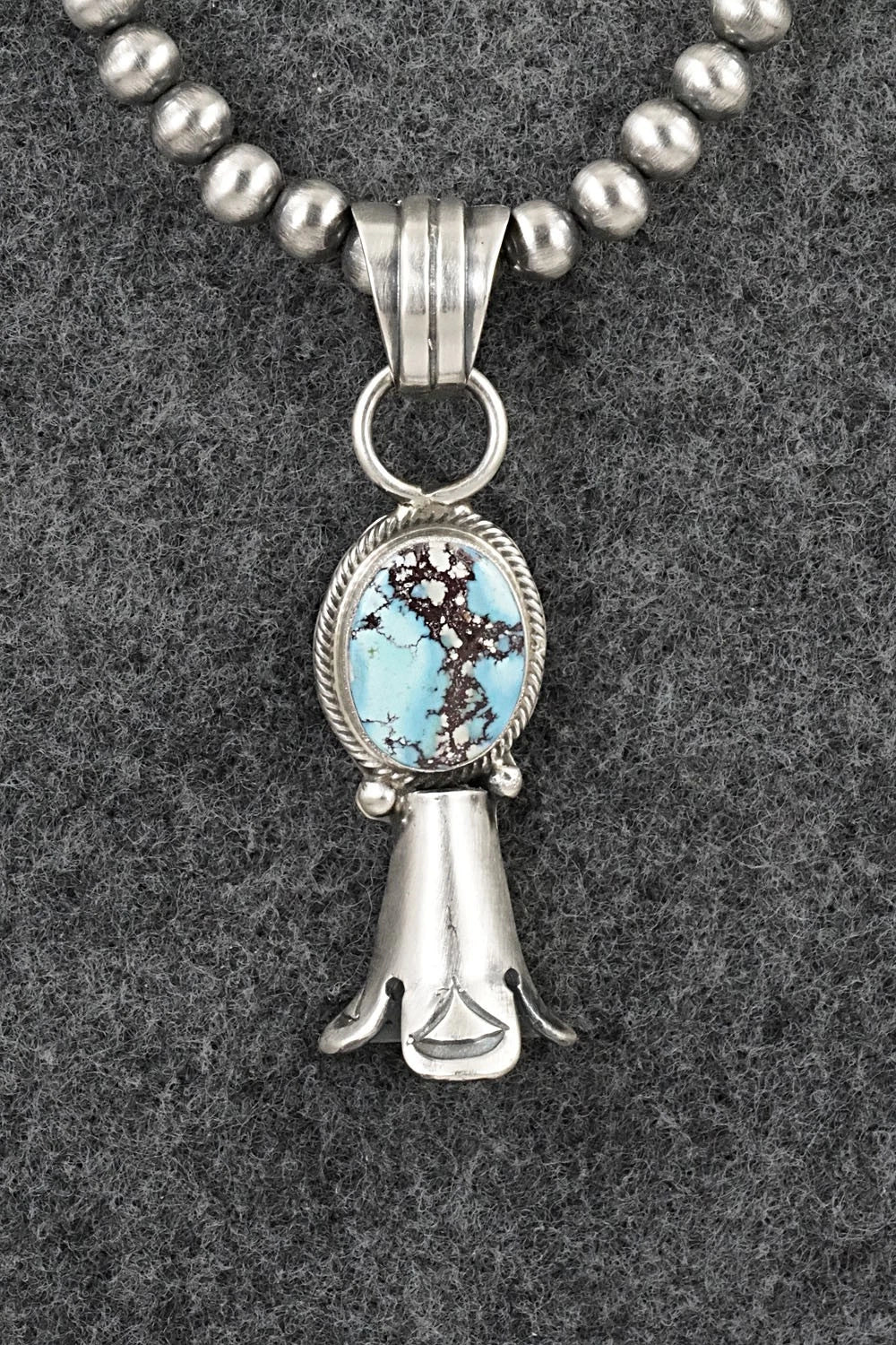Turquoise & Sterling Silver Necklace - Sharon McCarthy
