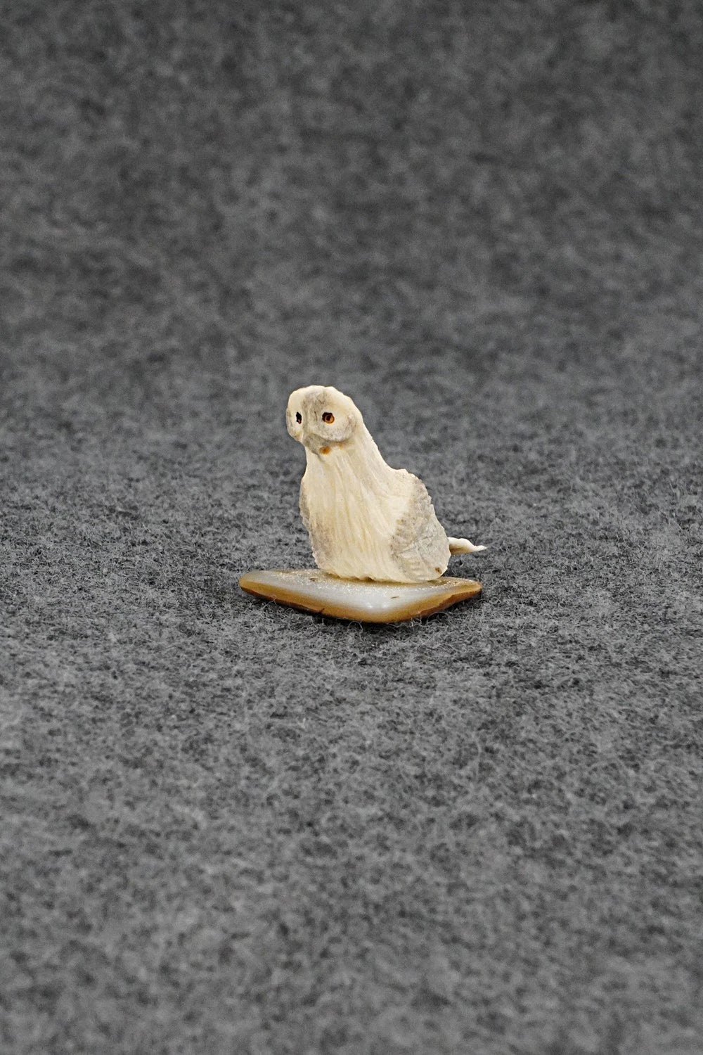 Owl Zuni Fetish Carving - Ruben Najera
