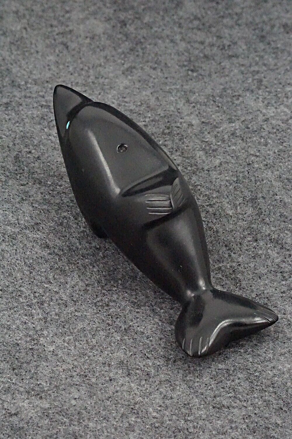 Dolphin Zuni Fetish Carving - Herbert Halate