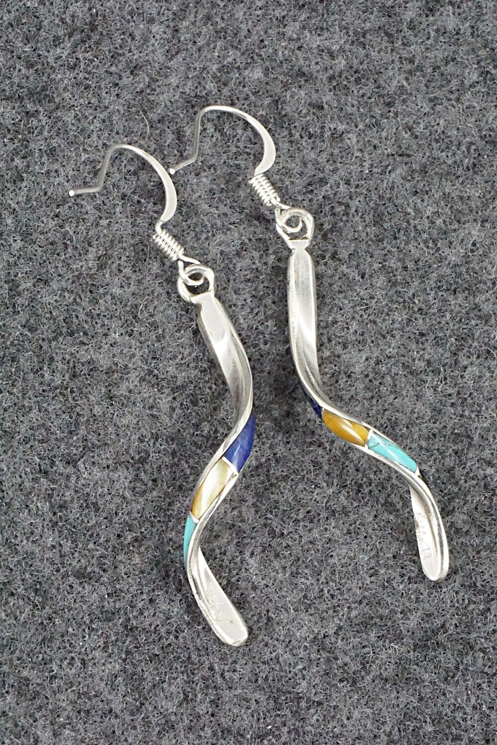 Multi Stone & Sterling Silver Earrings - Ira Johnson