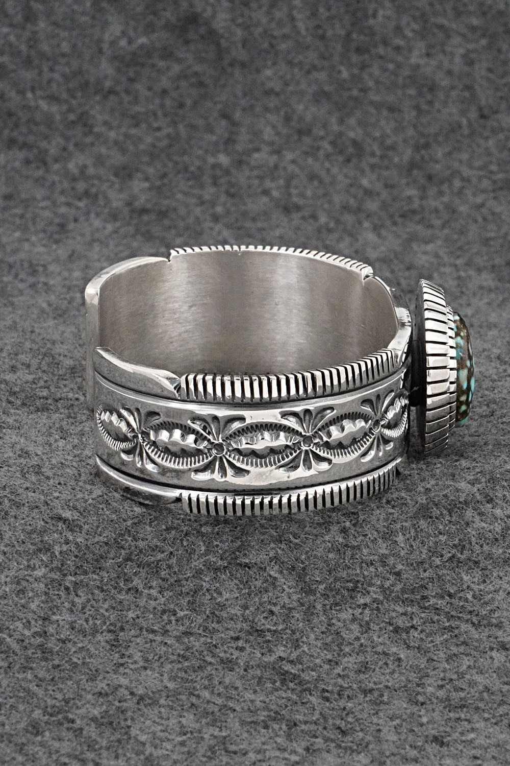 Turquoise & Sterling Silver Bracelet - Mark Yazzie