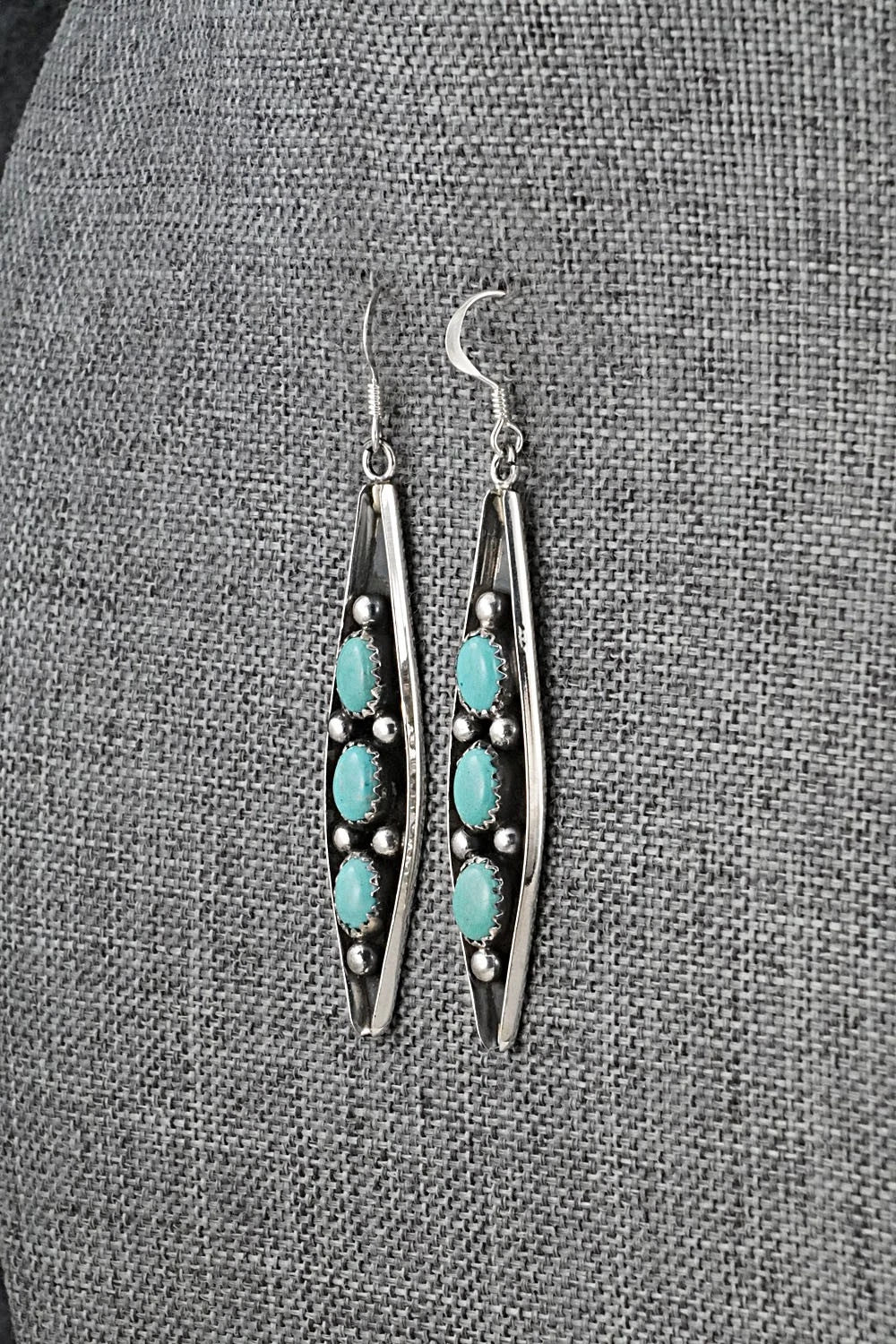 Turquoise & Sterling Silver Earrings - Paul Largo