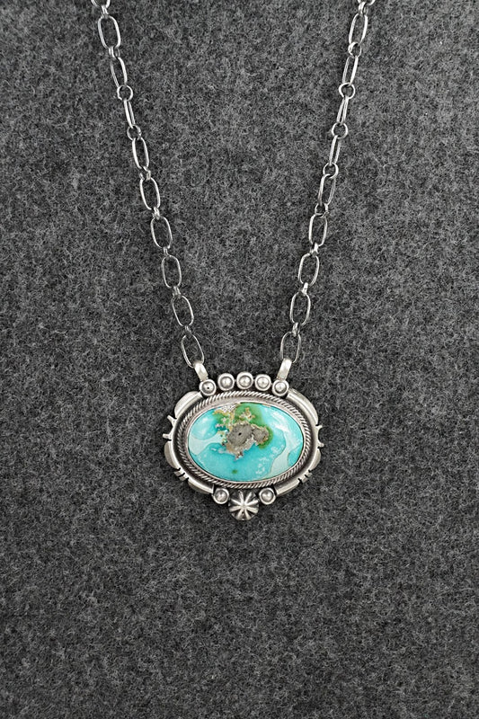 Turquoise & Sterling Silver Necklace - Daniel Benally