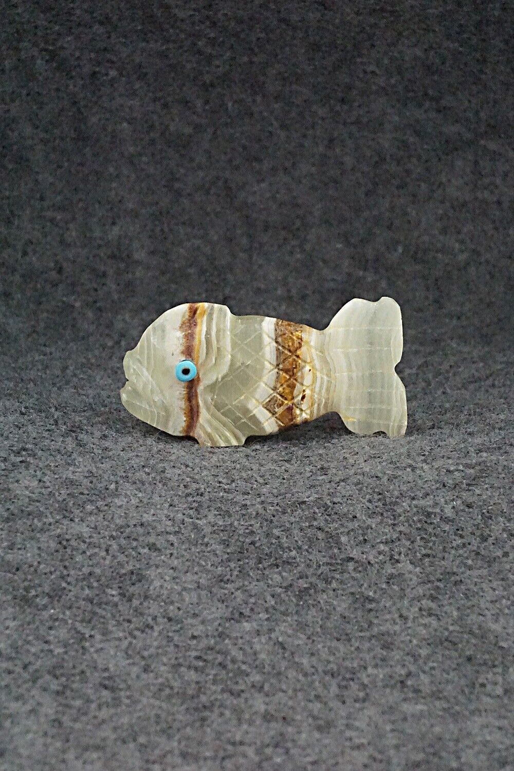 Fish Zuni Fetish Carving - Danette Laate