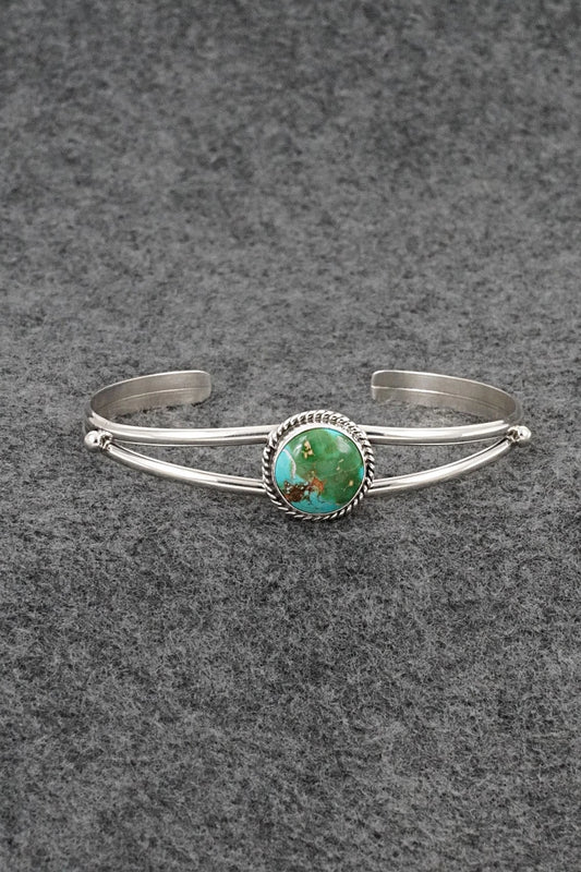 Turquoise & Sterling Silver Bracelet - Rosemary Saunders