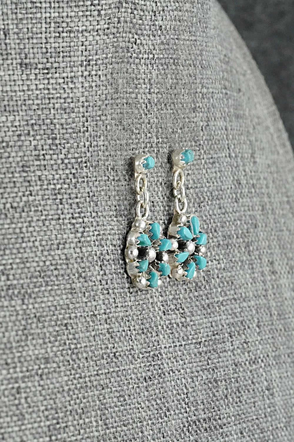Turquoise & Sterling Silver Earrings - Tricia Leekity