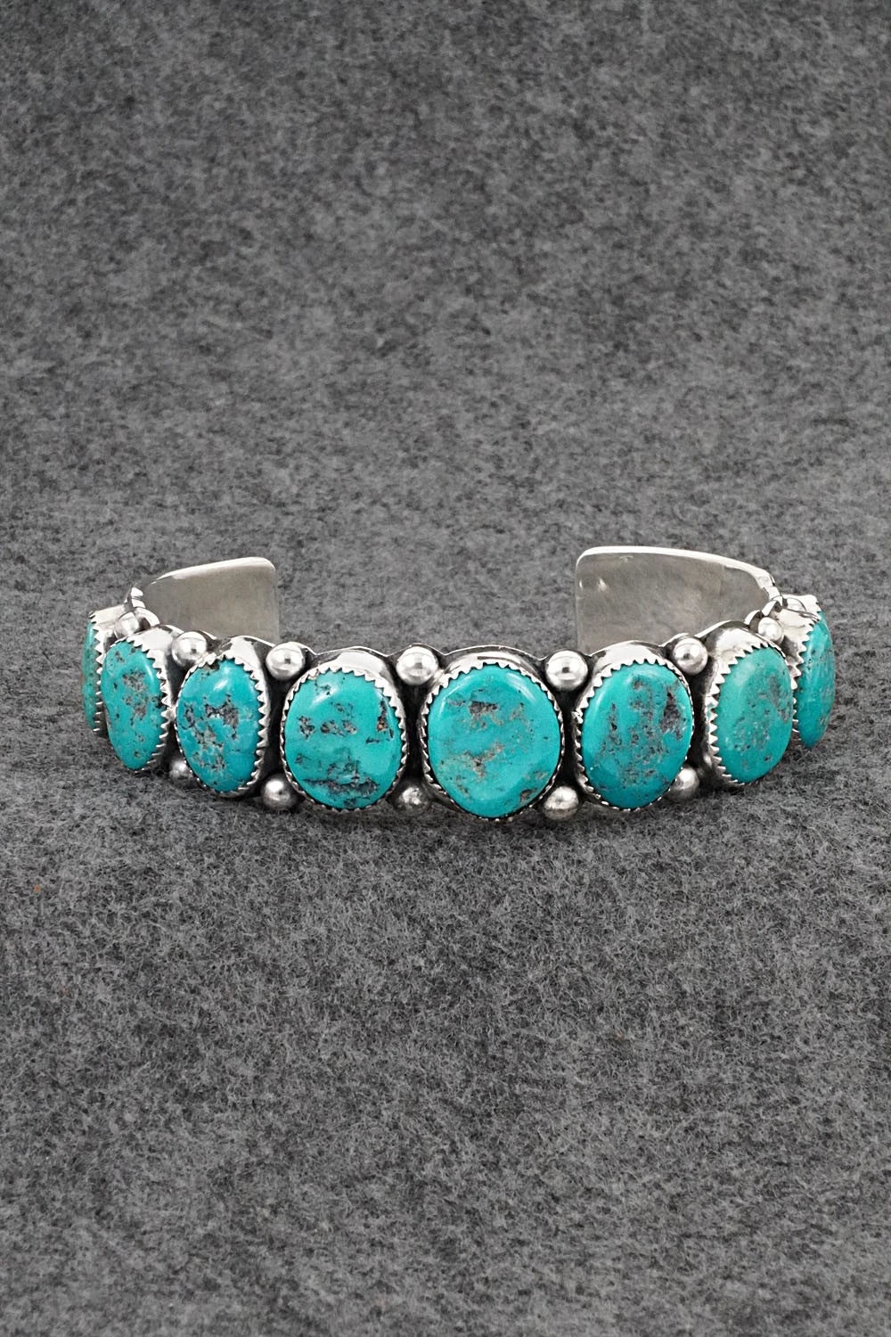 Turquoise & Sterling Silver Bracelet - Wilbert Muskett Sr.