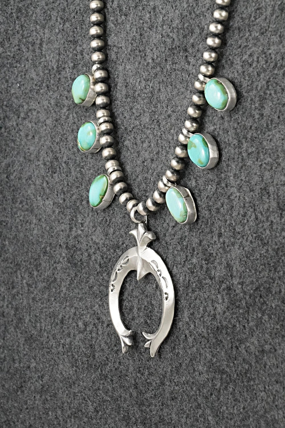 Turquoise & Sterling Silver Necklace - Latricia Largo