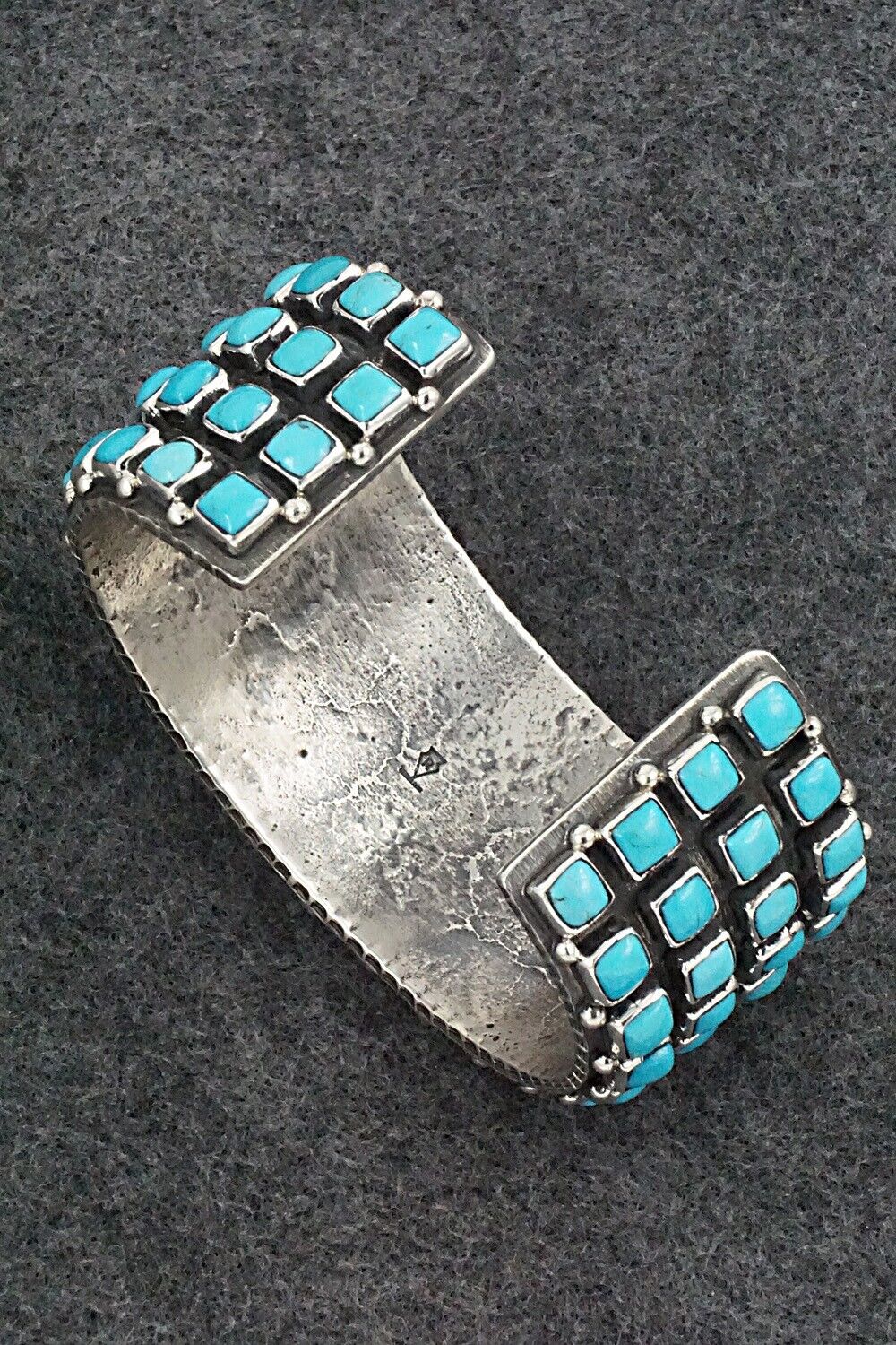 Turquoise & Sterling Silver Bracelet - Ernest Rangel