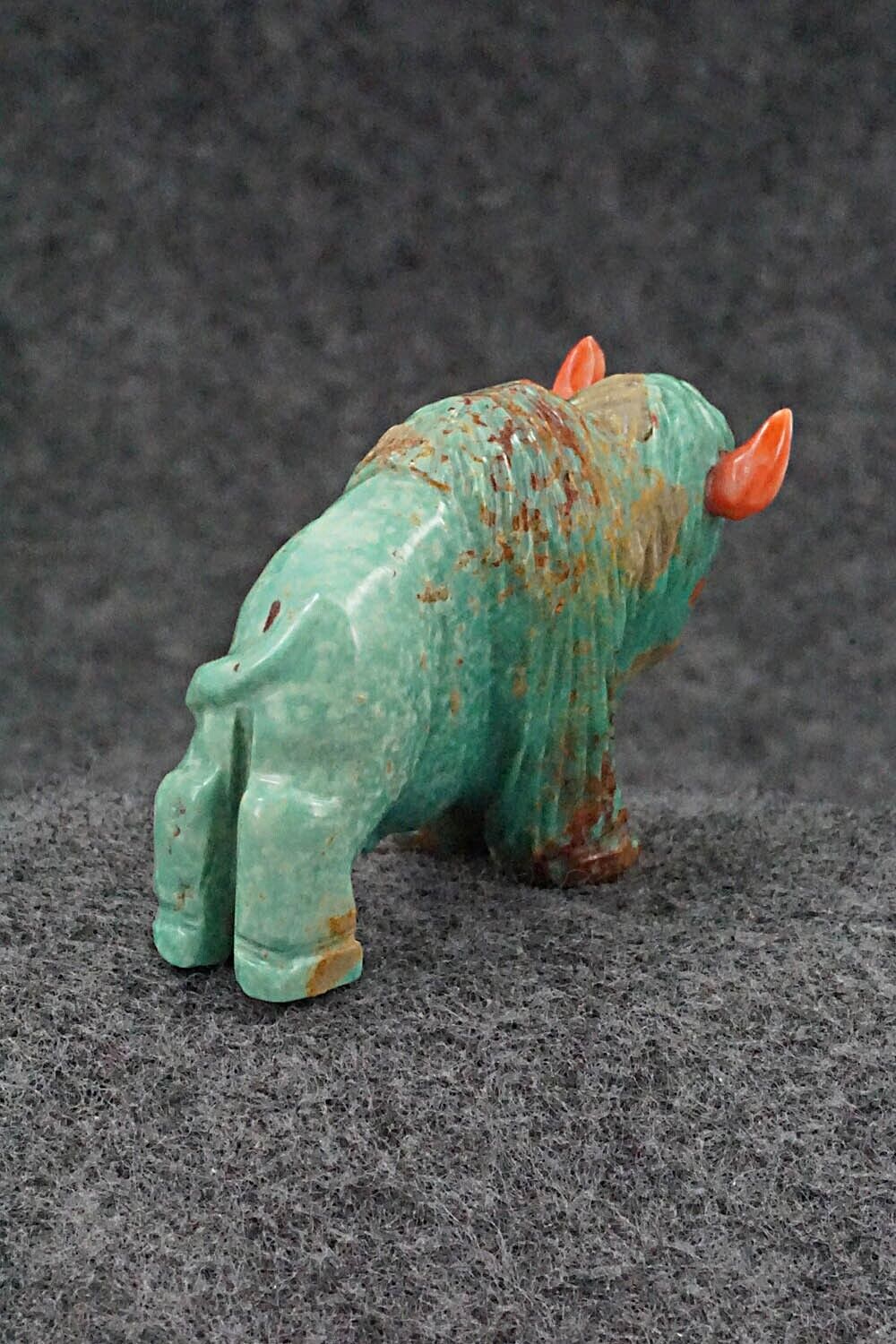 Buffalo Zuni Fetish Carving - Andres Quandelacy