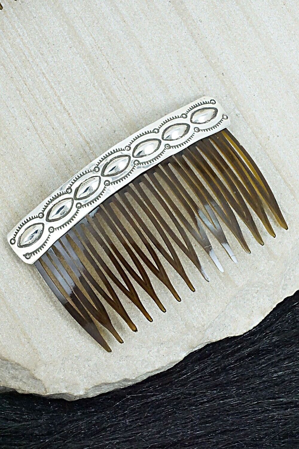 Sterling Silver Hair Combs - Jennie Blackgoat