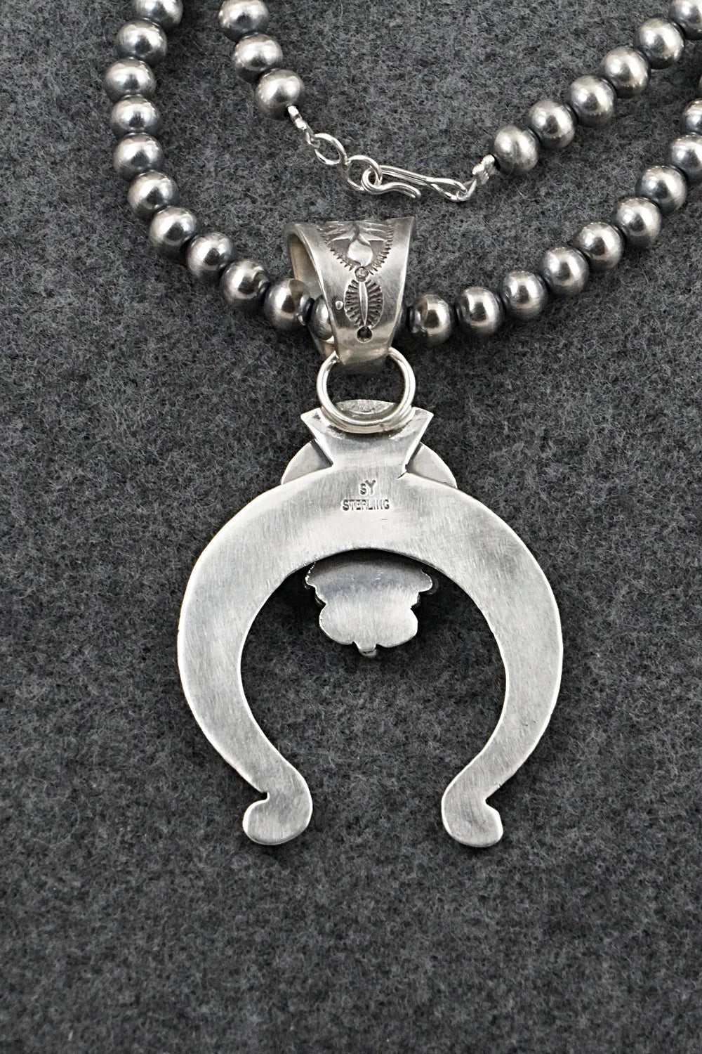Turquoise & Sterling Silver Necklace - Samuel Yellowhair
