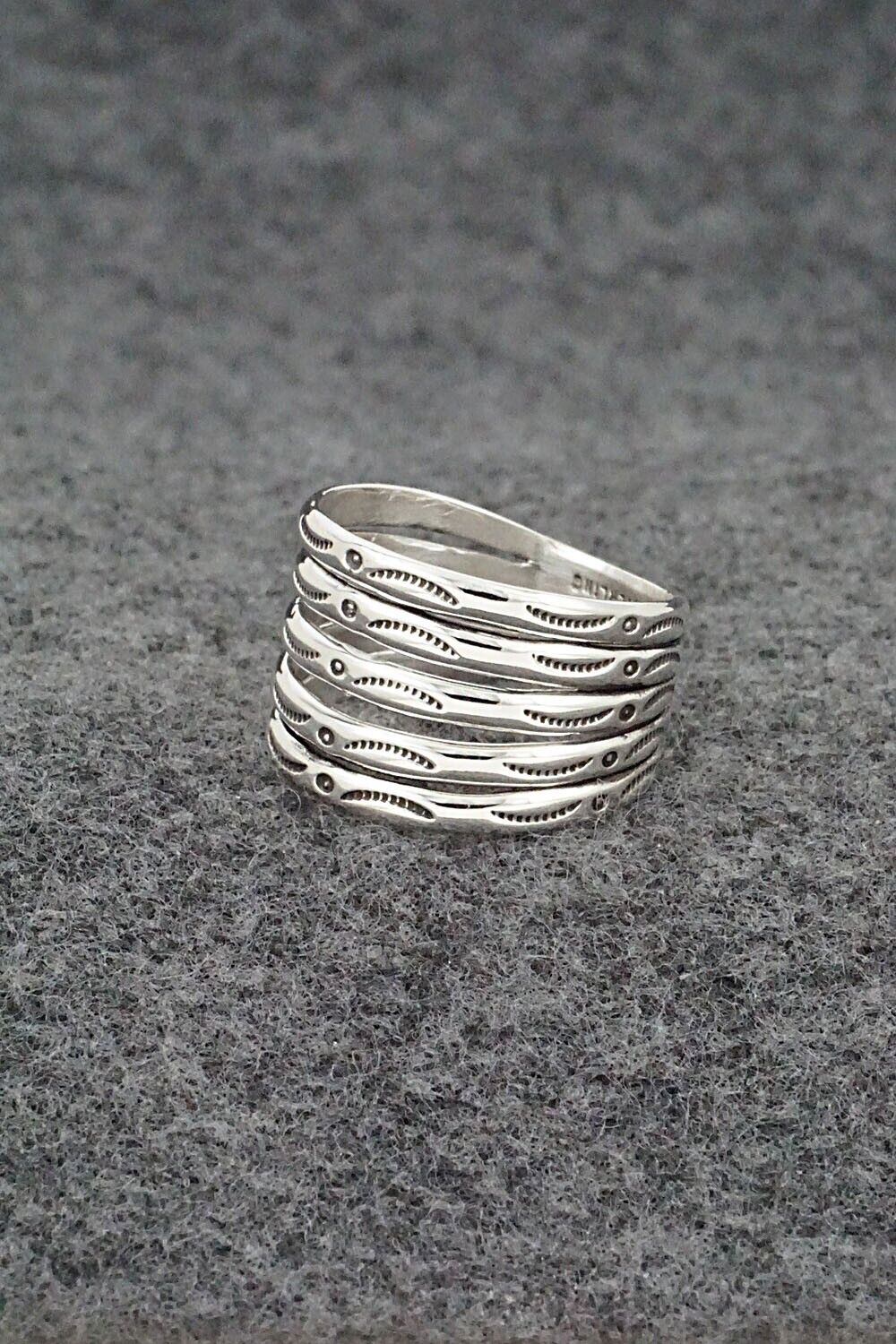 Sterling Silver Ring - Raymond Coriz - Size 8