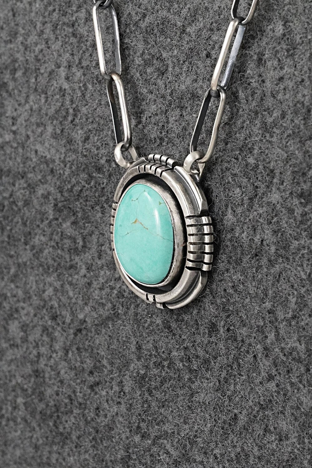 Turquoise & Sterling Silver Necklace - Daniel Benally