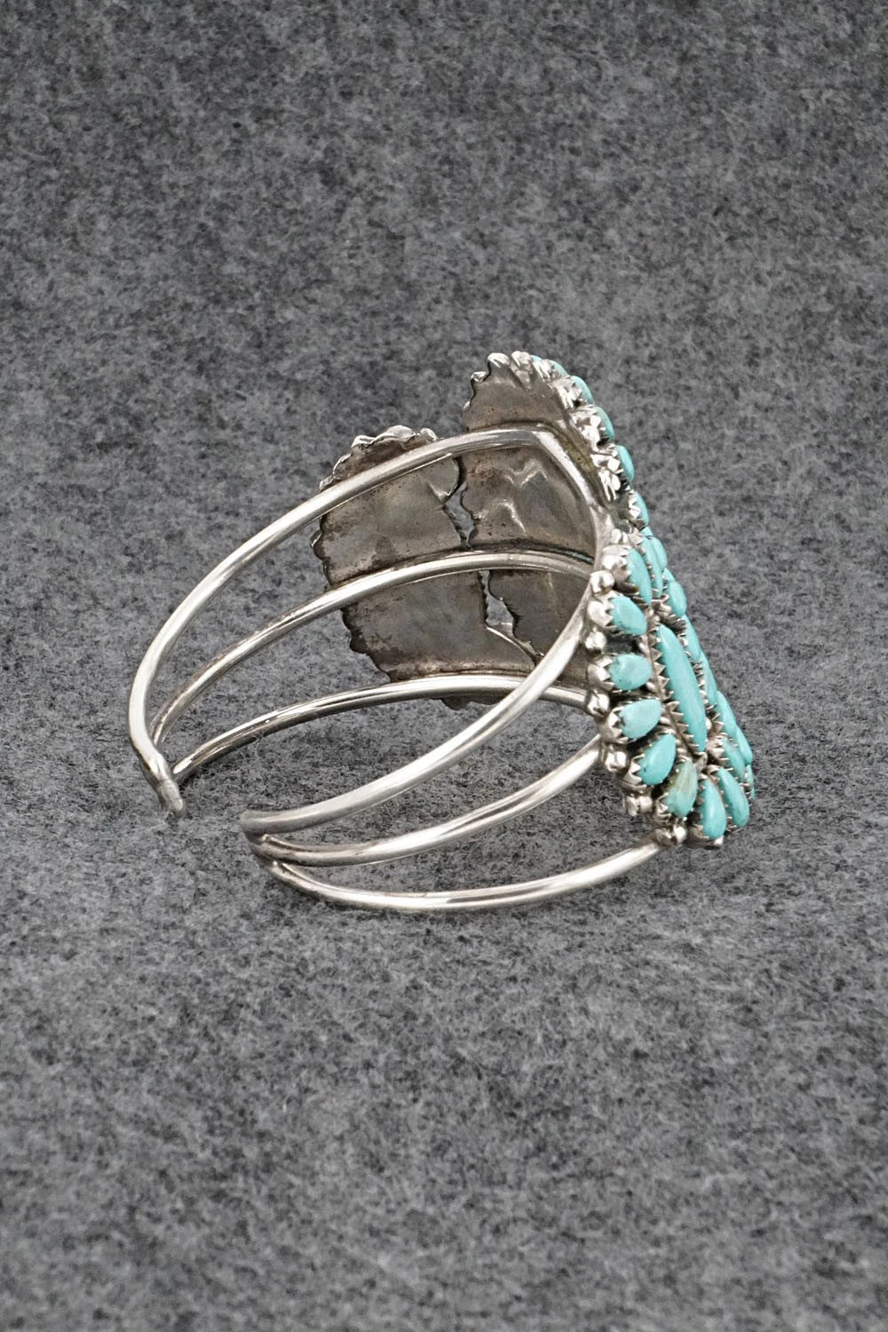 Turquoise & Sterling Silver Vintage Bracelet