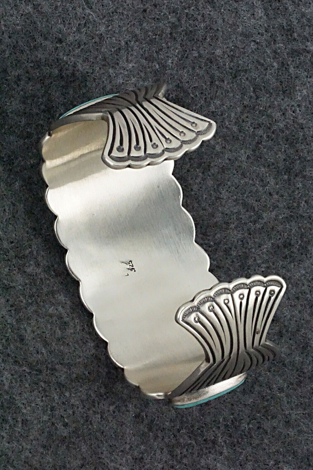 Turquoise & Sterling Silver Bracelet - Emerson Delgarito