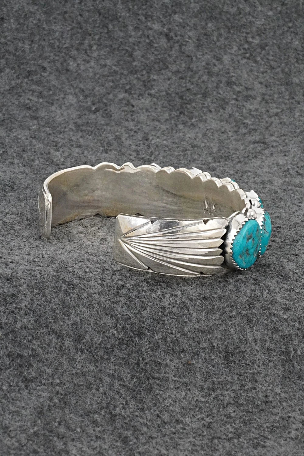 Turquoise & Sterling Silver Bracelet - Wilbert Muskett Sr.