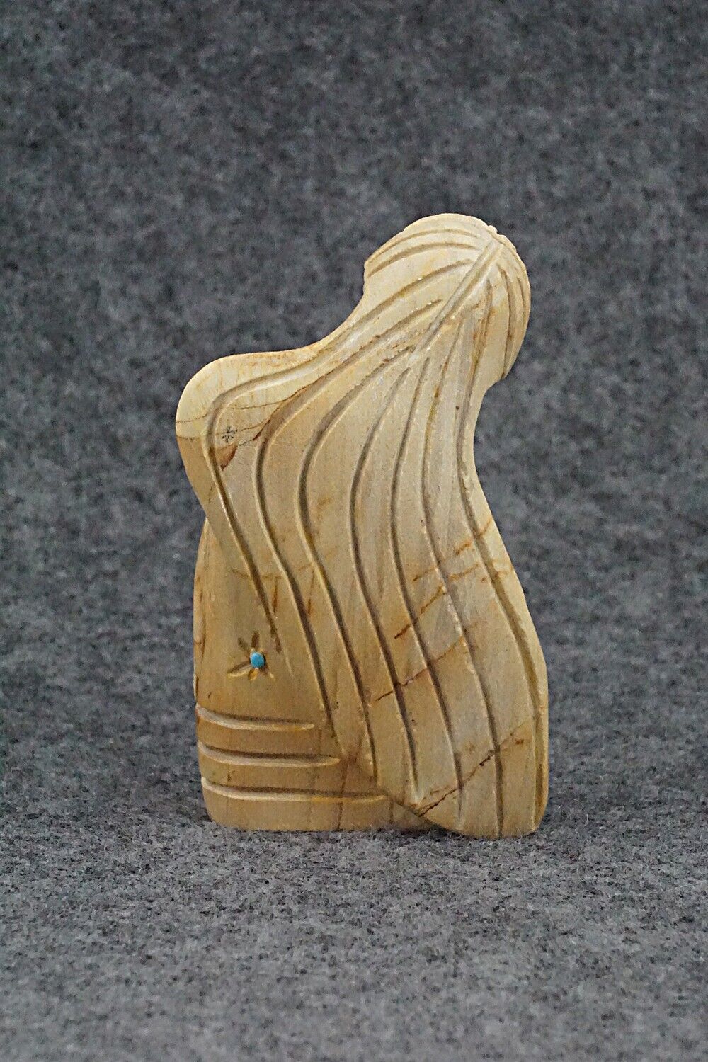 Corn Maiden Zuni Fetish Carving - Douglas Martza