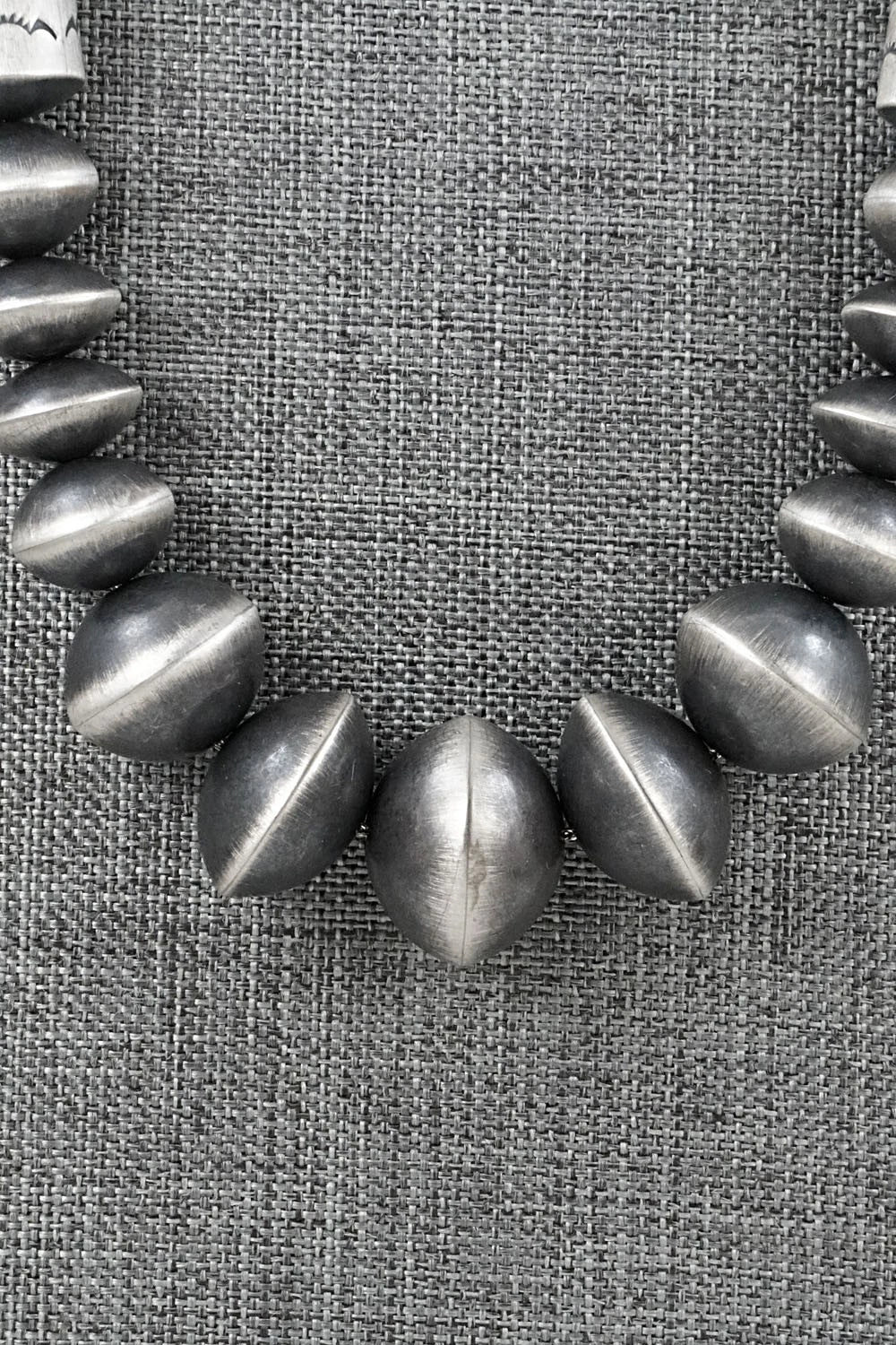 Sterling Silver Navajo Pearl Necklace 20" - Rose Martin